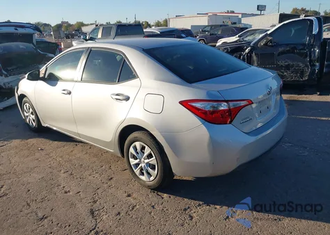 2015 Toyota Corolla L из США, поврежденный, VIN 2T1BURHE1FC230792